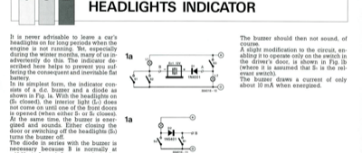 Headlights Indicator