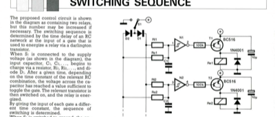 Programmable Switching Sequence