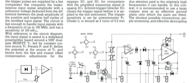 Wideband Level-Independent Trigger Preamplifier