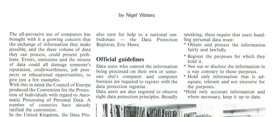 Data Protection Act: Keeping The Records Straight