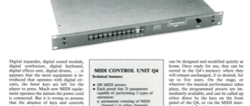 Midi Control Unit Q4