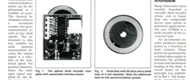 Optical Shaft Encoder From Sharp