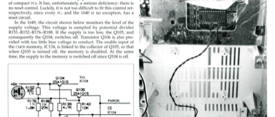 Reset For The Pc 1640