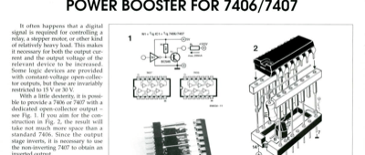 Power Booster For 7406/7407