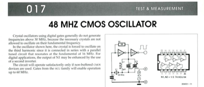 48 Mhz Cmos Oscillator