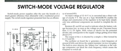 Switch-Mode Voltage Regulator