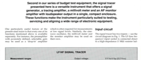 Lf/Hf Signal Tracer
