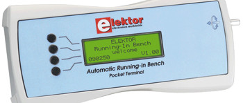 Automatic Running-in Bench, part 3