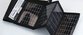 Portable solar battery chargers