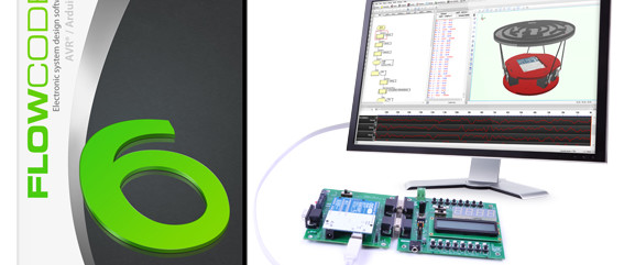 Mais de 50% de Desconto no Conjunto Flowcode 6 para AVR/Arduino mais E-blocks