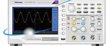 Tektronix scope now an interactive teaching tool 