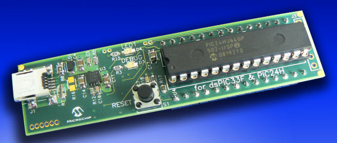 Stick de développement pour dsPIC33F et PIC24H