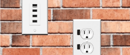 USB wall outlets save space and reduce clutter