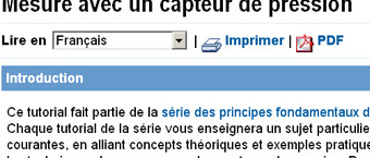 Principes fondamentaux des capteurs : tutoriaux gratuits