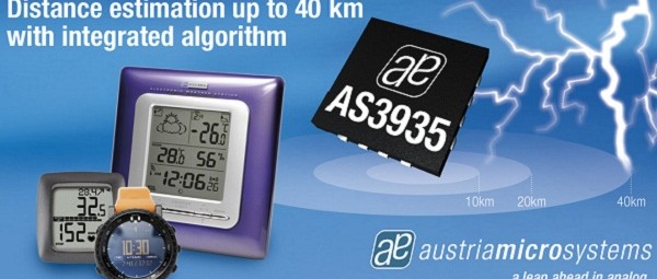 Sensorchip voor draagbare onweerdetector