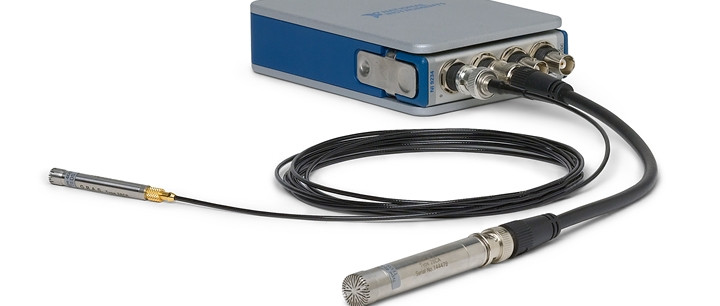 National Instruments propose des microphones de mesure