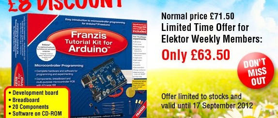 Summer Deal: Tutorial Kit for Arduino at a £8 Discount