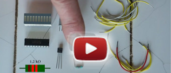 Thermomètre à 10 LED : nouvelle vidéo d'initiation de Rémy Mallard