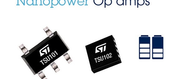 Opamps met ultra-laag energieverbruik