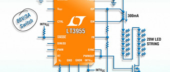 Commande de luminosité pour LED avec un rapport de 1 à 3000