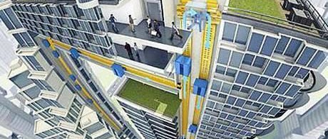 Maglev Elevators Go Sideways