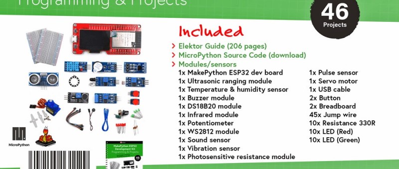 MakePython ESP32 Development Kit - Everything in a box 