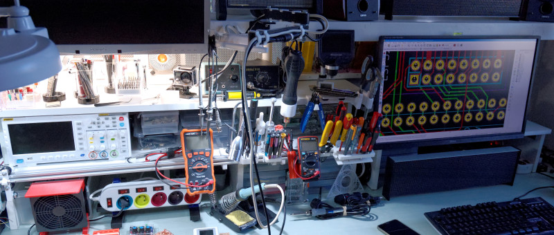 French Elektor Reader Patrick Besse’s Captivating Workspace