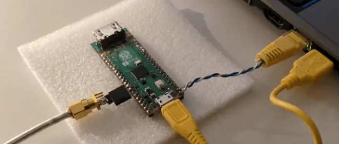 Raspberry Pi RP2040 or RP2350 Bit-Bangs 100 Mbit/s Ethernet