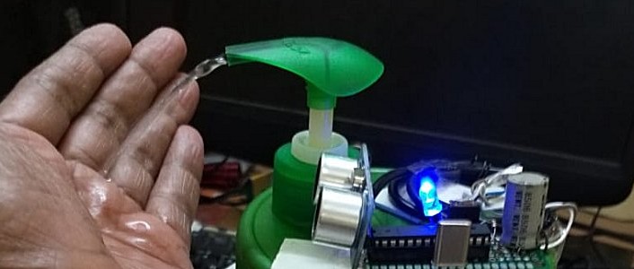 Build a Touchless Jumbo Hand Sanitizer from Salvaged Parts