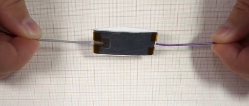 Electricity from cardboard, a pencil and Teflon tape