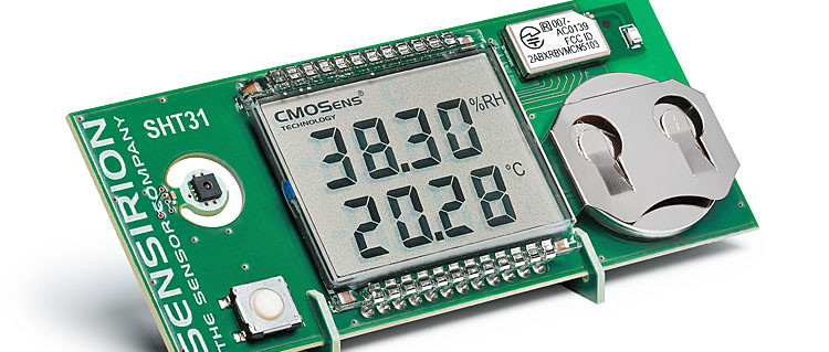 Entwicklungskit von Sensirion für eigene Projekte mit drahtlosen Feuchte- und Temperatursensoren