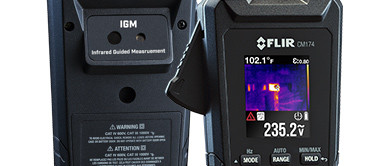 New clamp-on ammeter has integrated infrared camera