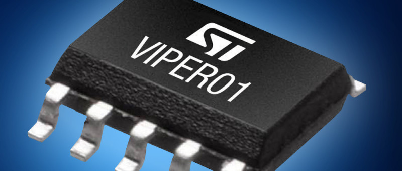 Mouser Now Stocking the Ultra-Low-Power-Consumption VIPer01 High-Voltage Converters from STMicroelectronics