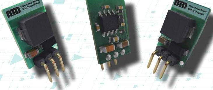 Miniature voltage regulators boast very high efficiency