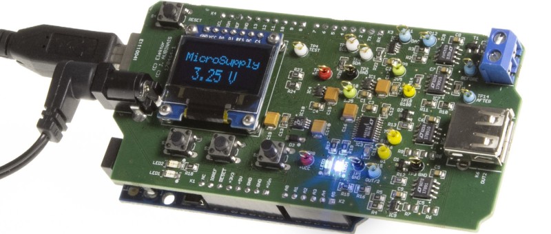 Selektor: The 'MicroSupply' Shield for Arduino