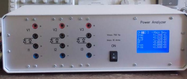 Build a 3-channel power analyzer