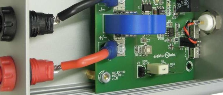 Potential-free current measurement probe for oscilloscopes