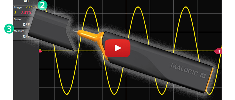 Pen-Shaped Battery-Powered Wireless Oscilloscope