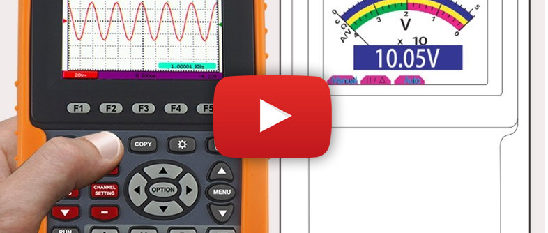 Portable digital storage oscilloscope