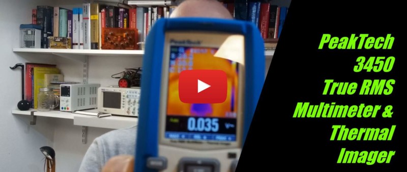 Trying out the PeakTech 3450 True RMS Multimeter & Thermal Imager