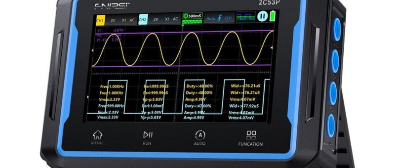 Fnirsi 2C53P 50-MHz Dual-Channel Oscilloscope (Review)