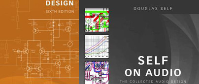 Alert to audio fans: Douglas Self books now available from Elektor