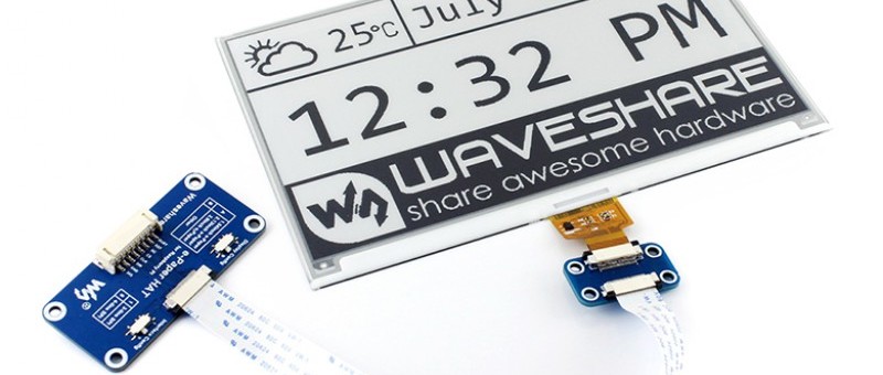 Waveshare 7.5" E-Ink Display HAT for Raspberry Pi