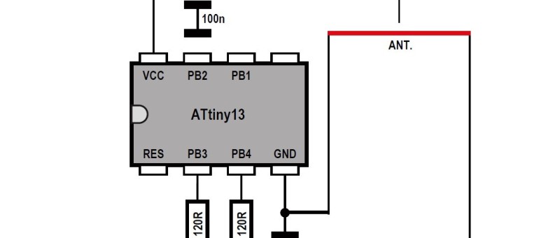 LW/MW AM Signal Generator with ATtiny13