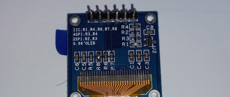Changing an OLED Interface from SPI to I2C