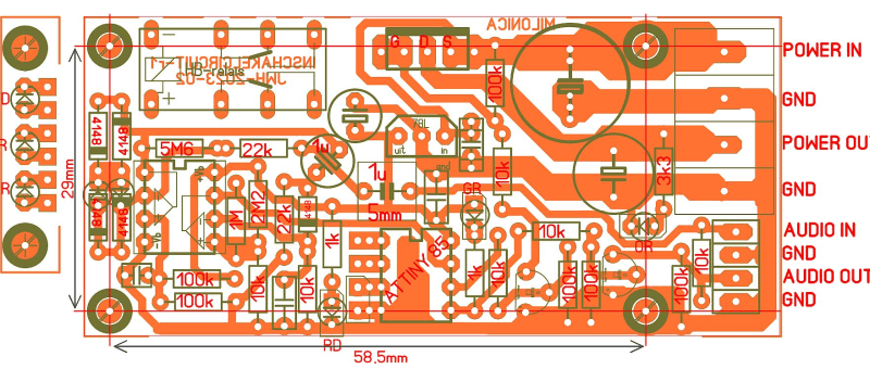 On / Off Switching System for Active Boxes