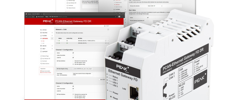 CAN FD Connection via Ethernet