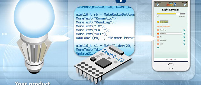 Smart.IO adds smartphone interface to your microcontroller application