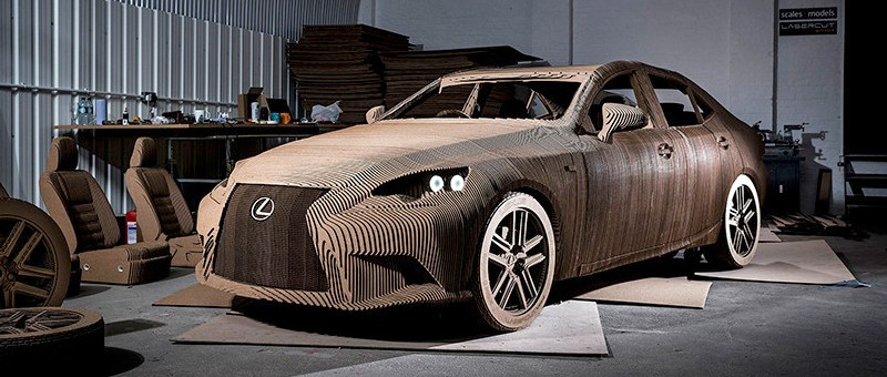 What’s this: my insurance company won’t accept a Lexus cardboard car