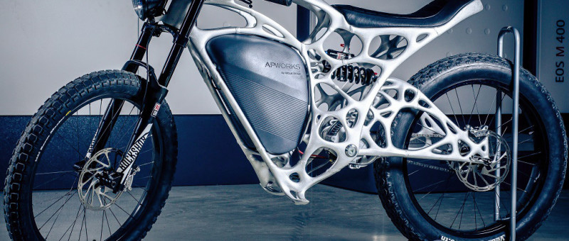 World’s first 3D printed electric motorbike